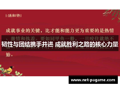 韧性与团结携手并进 成就胜利之路的核心力量 韧性与团结携手并进 成就胜利之路的核心力量